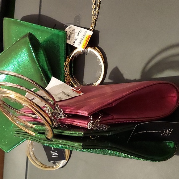 INC Brynnn Bangle Clutch, - Light Green - Picture 4 of 6